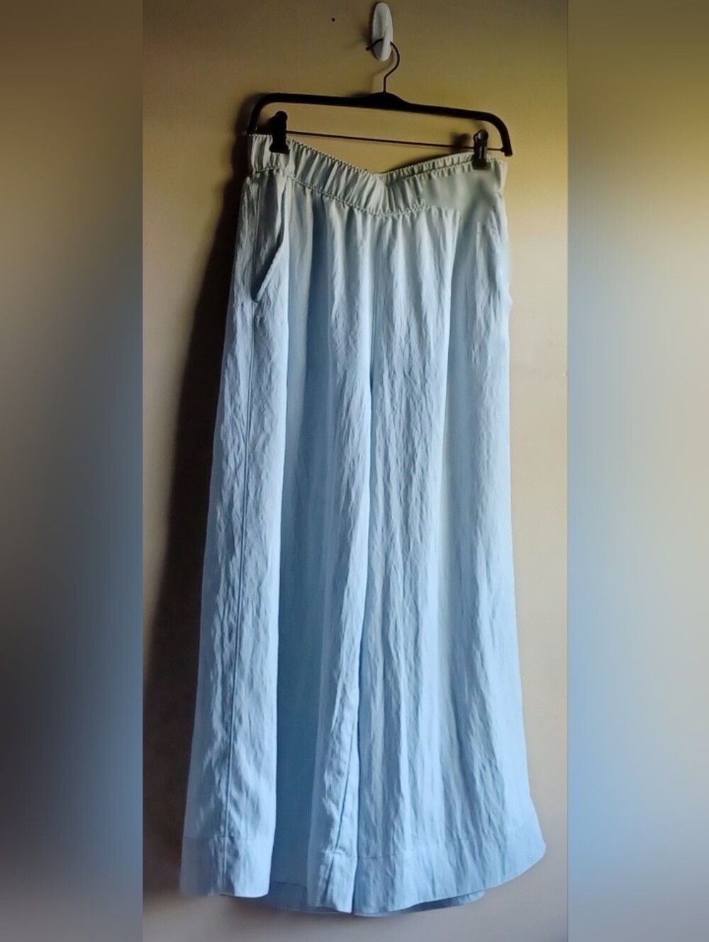 CALYPSO wide Leg Pants In Mint Green L